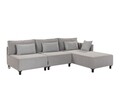 Coltar, Balcab Home, 825BLC2987, CADRU: LEMN DE FAG, Gri