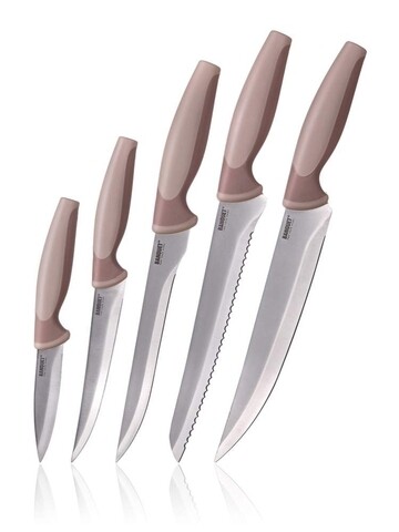 Set 5 cutite, Trinity, Banquet, inox/plastic