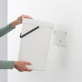 Cos de gunoi, Brabantia, Sort&Go, 16 L, 27.9x22x40.1 cm, polipropilena, gri