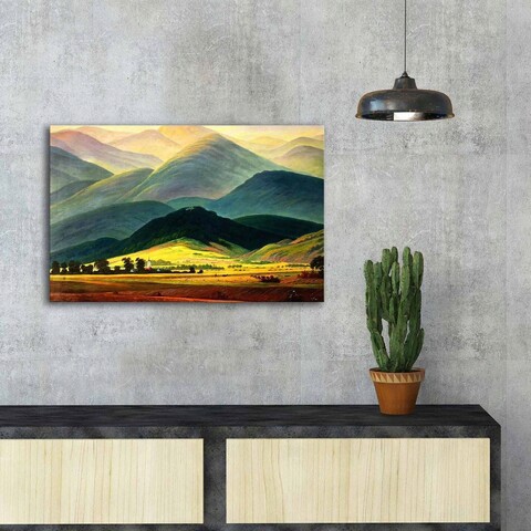 Tablou decorativ, famousart-100, canvas, dimensiune: 45 x 70 cm, multicolor