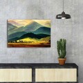 Tablou decorativ, FAMOUSART-100, Canvas, Dimensiune: 45 x 70 cm, Multicolor