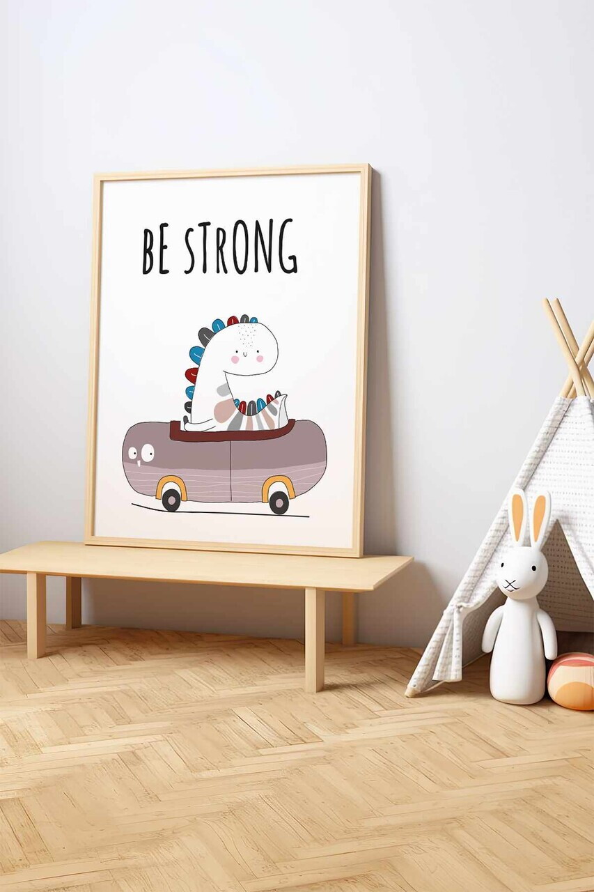 Tablou decorativ, Teknrsymdf, MDF, Multicolor — imaginea 2