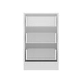 Dulap pentru bucatarie, Hanah Home, Minar, 50x87x58 cm, Alb