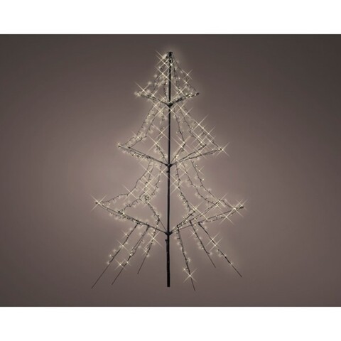 Decoratiune luminoasa Tree metal light-up, Lumineo, H200 cm, 420 LED-uri, lumina calda 420