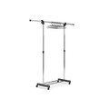 Suport mobil pentru imbracaminte, Super Paco, inox/plastic, gri