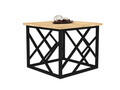 Masuta de cafea, Puqa Design, Woda, 53.5x41.8x53.5 cm, PAL, Safir / Negru