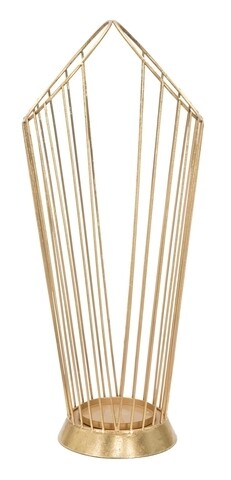 Suport pentru umbrele Rack Glam, Mauro Ferretti, 25.5×18.5×60 cm, fier, auriu