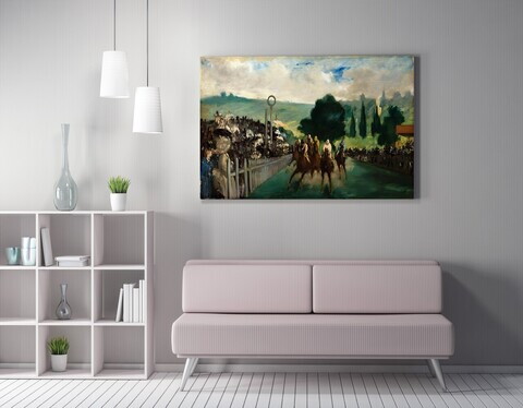 Tablou decorativ, WY288 (50 x 70), Amestec bumbac, Canvas imprimat, Multicolor