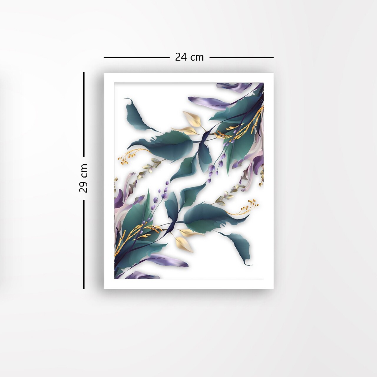 Tablou decorativ, BC14815624824, Cadru: 100% LEMN (Grosime: 2 cm), Multicolor - view 2