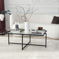 Masuta de cafea, Neostill, Sun S408, 94x35x64 cm, Negru