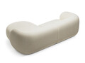 Coltar dreapta 2 locuri, Kate, Micadoni, 255x176x76 cm, tesatura structurata, bej deschis