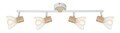 Lustra Chile, Candellux, 75 x 15.5 cm, 4 x E14, 25W, alb/natural