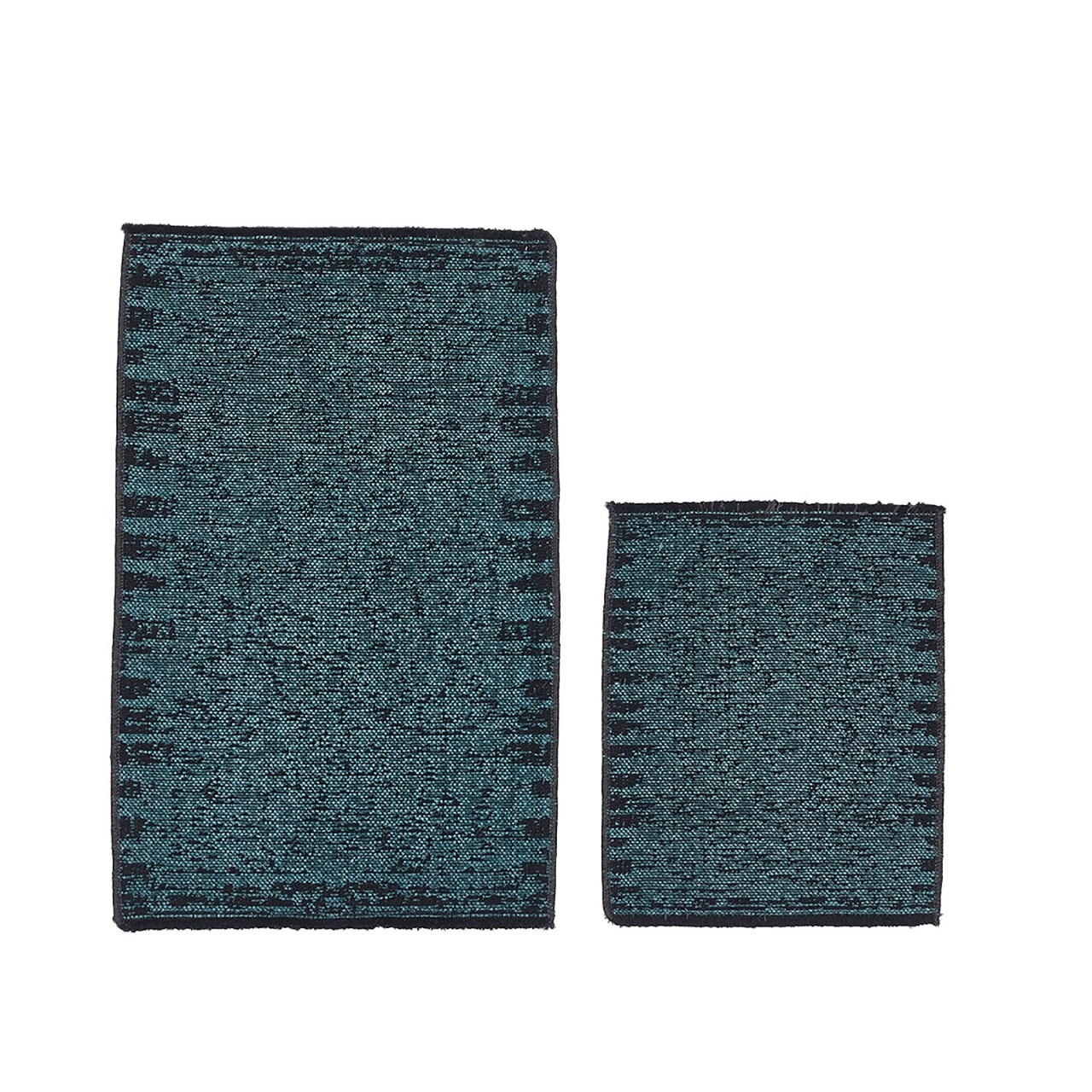 Set covorase de baie, Alanur Home, Paris, Bumbac, Turcoaz - 1 | YEO