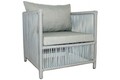 Set gradina/terasa 4 piese, My Interior, Mana, rattan/aluminiu, gri deschis