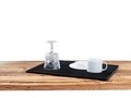 Scurgator pentru vase si tacamuri, Wenko, Maxi, 40 x 30 x 1 cm, plastic, negru