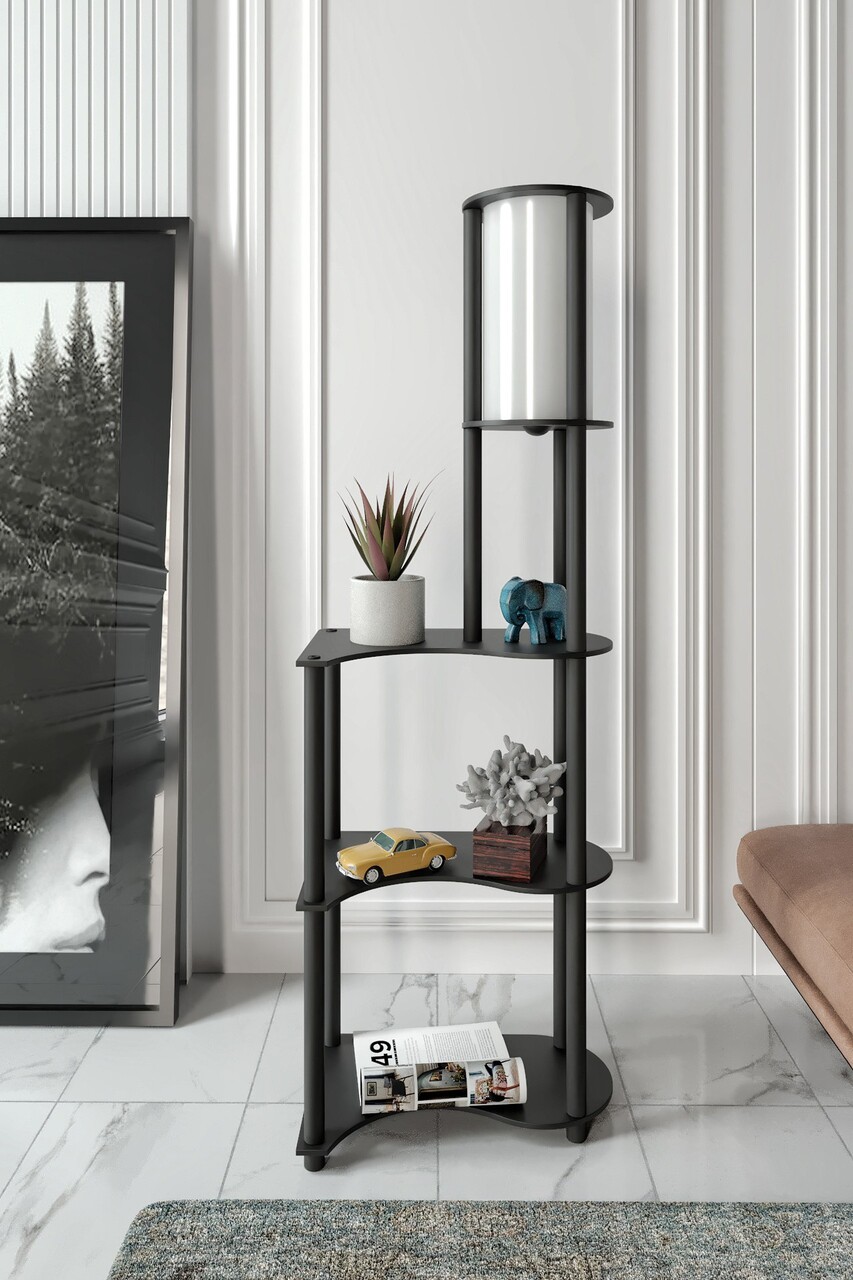 Lampadar, L'essentiel Maison, 666PTR1120, Negru