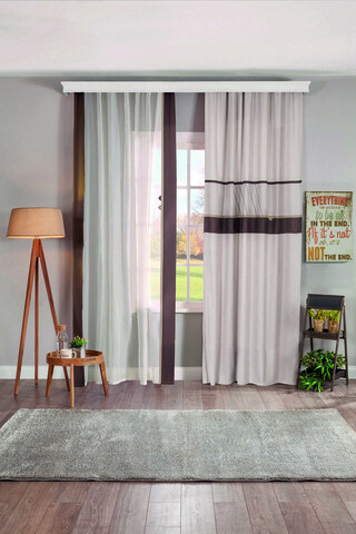 Perdea, cool tulle (160x260 cm), Çilek, poliester