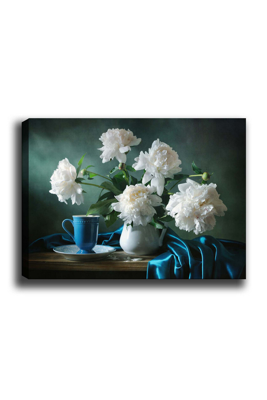 Tablou decorativ, Kanvas Tablo (70 x 100), Cadru: 100% LEMN (grosime: 3 cm), Multicolor - view 2