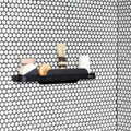 Suport accesorii dus + racleta, Brabantia, MindSet, 42x8.6x4.4 cm, aluminiu, gri inchis