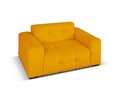 Canapea 2 locuri, Kendal, Micadoni Home, BL, 156x103x79 cm, catifea, portocaliu