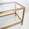 Comoda TV Basic, Neostill, 130x40x45 cm, auriu