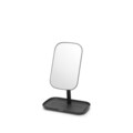 Oglinda cosmetica, Brabantia, Dark Grey, reglabila la 360 grade, factor marire x 5, 20x12.6x28.3 cm, polipropilena, gri inchis