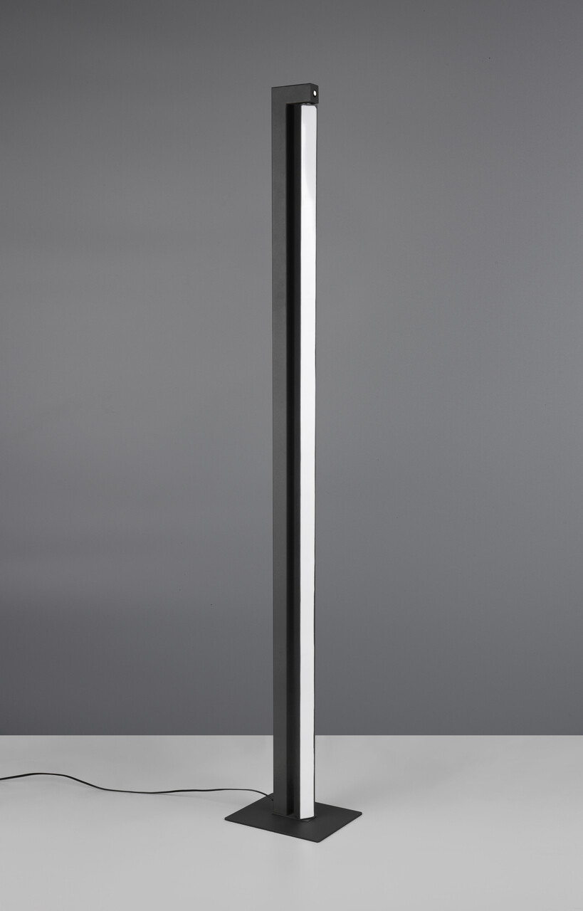 Lampadar Seeker, TRIO, 20x16x130 cm, 21W, 1x SMD, metal, negru mat - view 5