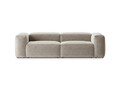 Canapea 3 locuri, Bergamo, Cosmopolitan Design, 264x108x70 cm, tesatura structurata, bej