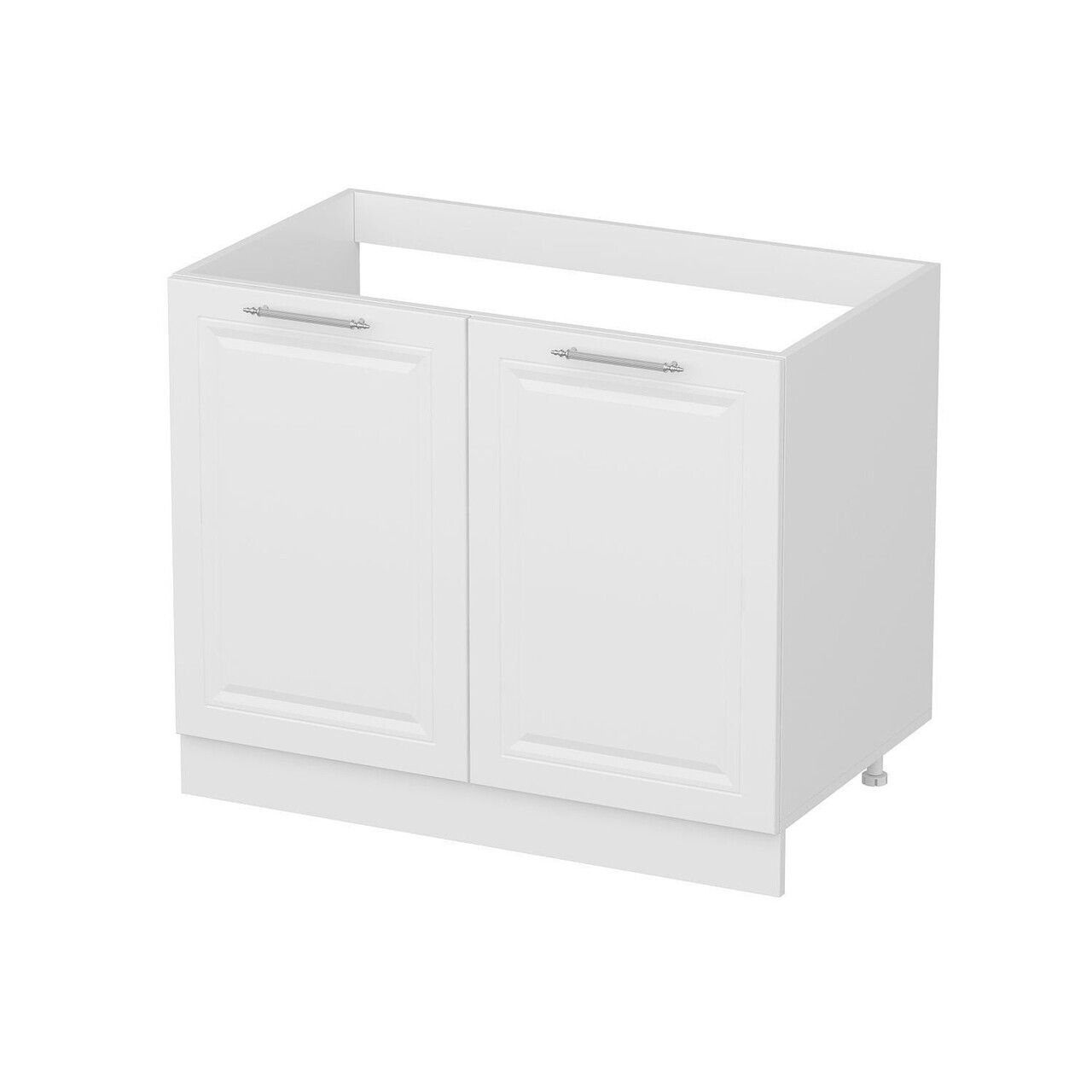 Dulap pentru bucatarie, Hanah Home, Minar, 100x87x58 cm, Alb — imaginea 2