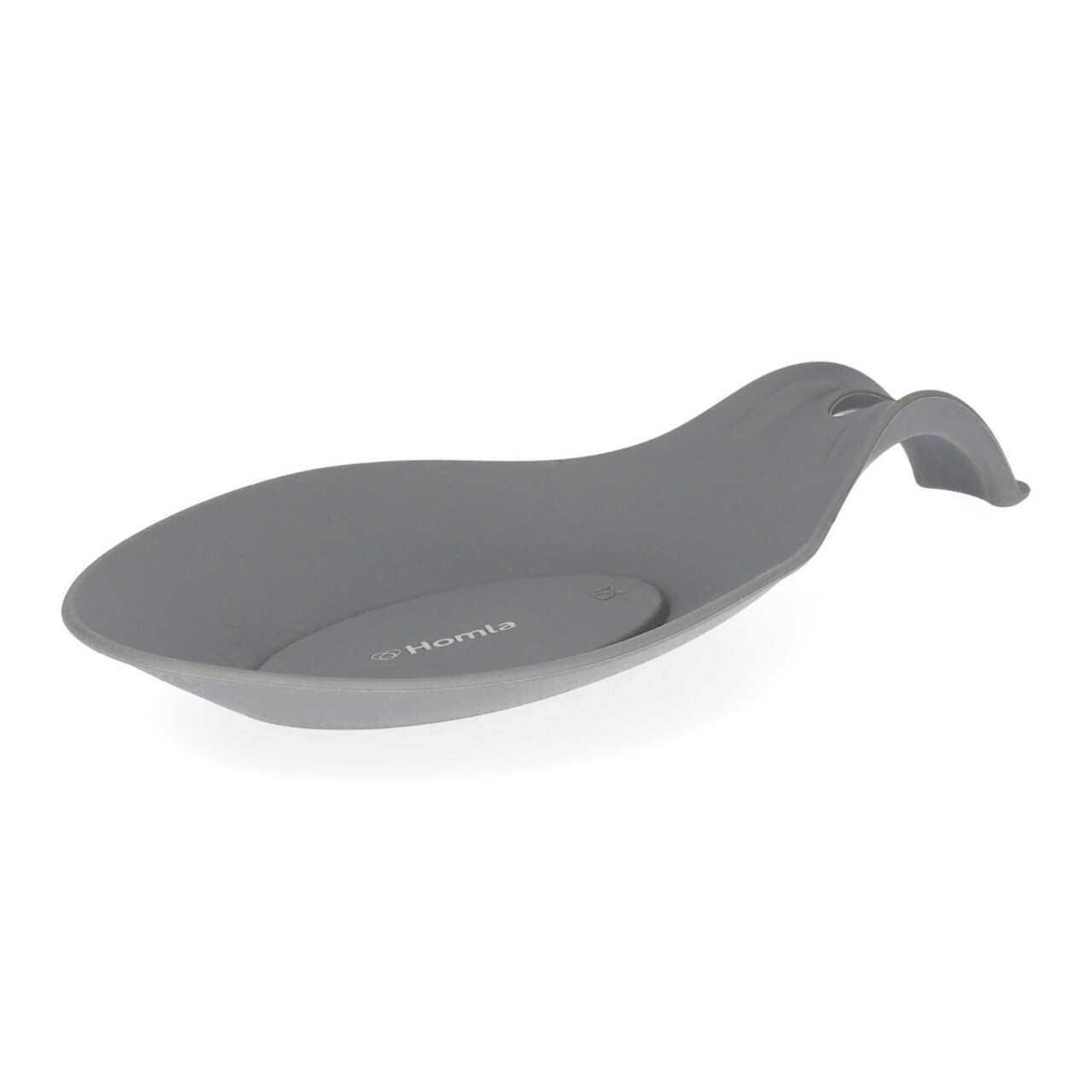 Suport pentru lingura Easy Cook, Homla, 23x12 cm, silicon, gri - 2 | YEO