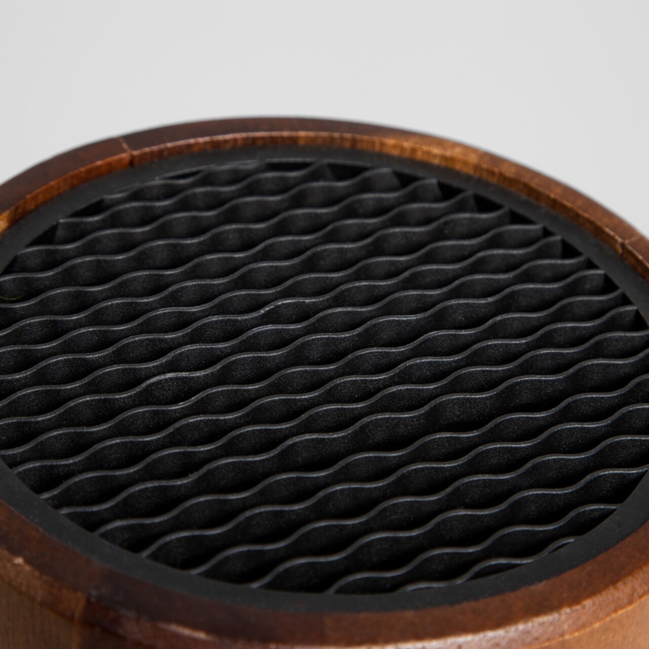 Suport pentru cutite Mooka, Homla, 13x22.5 cm, lemn/plastic, maro - imagine 5