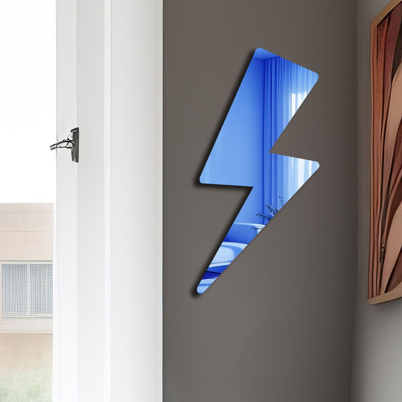 Oglinda decorativa Ozgl504 Partea de jos: 100% EVA (Grosime: 10 mm) Albastru