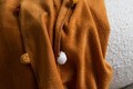 Patura Double, Pom Pom - Mustard, Dolce Bonita Home, 60% bumbac/30% acril/10% poliester