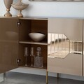 Consola, Neostill, Milan, 180x80x40 cm, MDF , Bronz / Aur