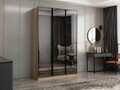 Dulap pentru haine, Hanah Home, Nisa, 135x210x52 cm, Dore