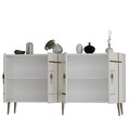 Consola, Olivia, Line KB150, Alb/Auriu