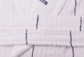 Halat de baie unisex, Beverly Hills Polo Club, 100% bumbac, S/M, White/Dark Blue