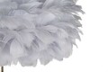 Lampadar Feathers Slim, Mauro Ferretti, 1 x E27, 40W, 43x170 cm, fier, gri/auriu