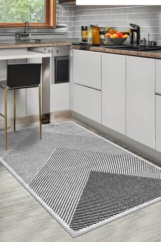 Covor, CLR-5088-GRİ--MTF-12, 100x250 cm, Poliester, Antracit