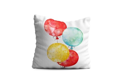 Perna decorativa balloon, oyo kids, 43x43 cm, poliester, multicolor