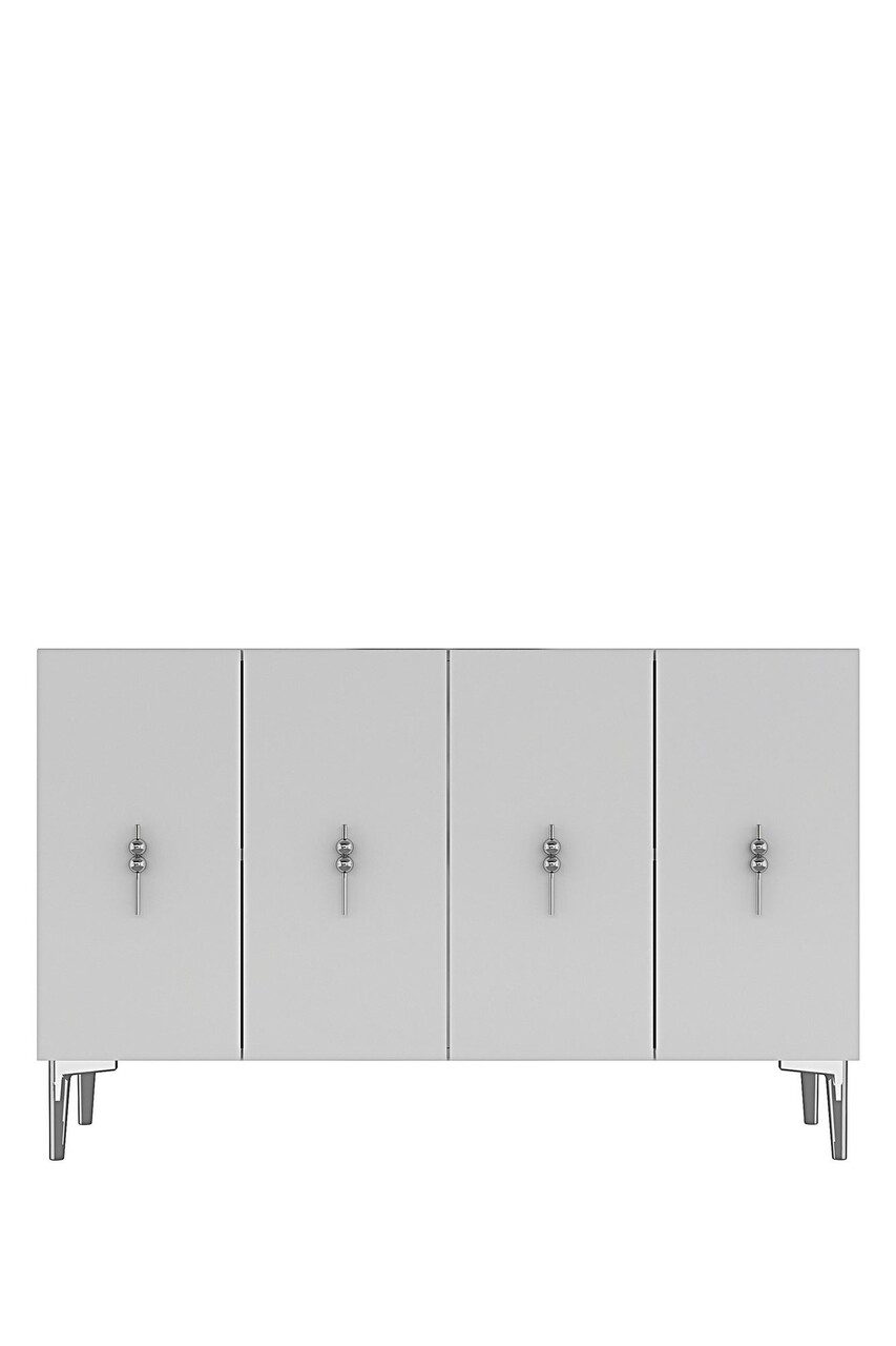 Consola, Hanah Home, Salkım 120, 120x79x32 cm, Alb / Argintiu - view 5