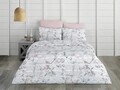 Lenjerie de pat dubla Geo, Majoli Home Collection, 4 piese, 200x220 cm, 100% bumbac ranforce, multicolor