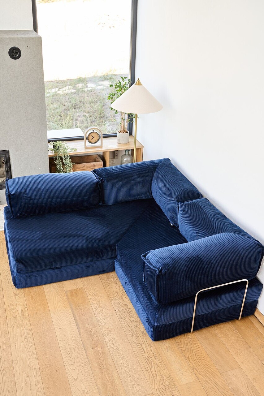 Coltar, Atelier del Sofa, 118FVL1403, Tesatura plus reiata, Albastru navy - view 4