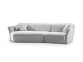 Coltar stanga 5 locuri, Hailey, Micadoni Home, 292x138x79 cm, tesatura boucle, ivoriu