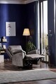 Fotoliu cu recliner, Niron, Tesla TV, 80x105x80 cm, Gri