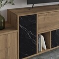 Comoda TV, Decortie, Hermes Hitit, 171.2 x 60 x 35.6 cm, pal melaminat, multicolor