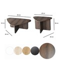Set masuta de cafea, Neostill, Ballare Set, Maro