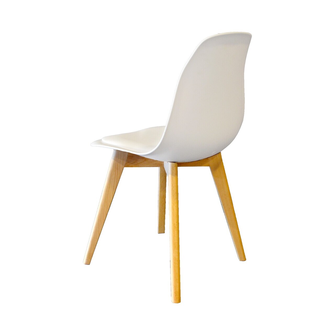 Set scaune 4 piese, Hanah Home, SND3016-4BYZ, CARPEN, Alb / Stejar — imaginea 5