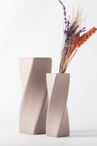 Set de vaze, Sprial Set, Bej