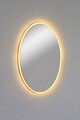 Oglinda cu Iluminare Led, Mirrorland, Elliptical, Oglindă indestructibilă cu obturator, Galben